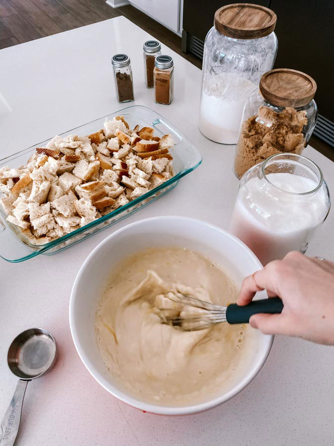 This Tasty French Toast Bake is a family favorite! It is a quick and easy to make recipe that may be made the night before or the day of. Perfect for weekend get-togethers or holiday brunches!