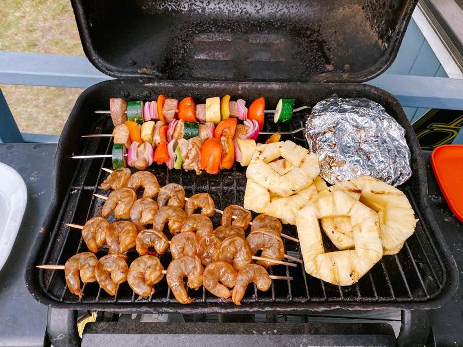 The Sweet Summertime Teriyaki Kebab Marinade is a flavorful combination of delectable ingredients used to soak and tenderize your choice of steak, chicken, or shrimp.