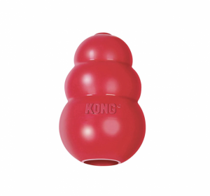 KONG - Classic Dog Toy, Durable Natural Rubber- Fun to Chew, Chase and Fetch - for Medium Dogs