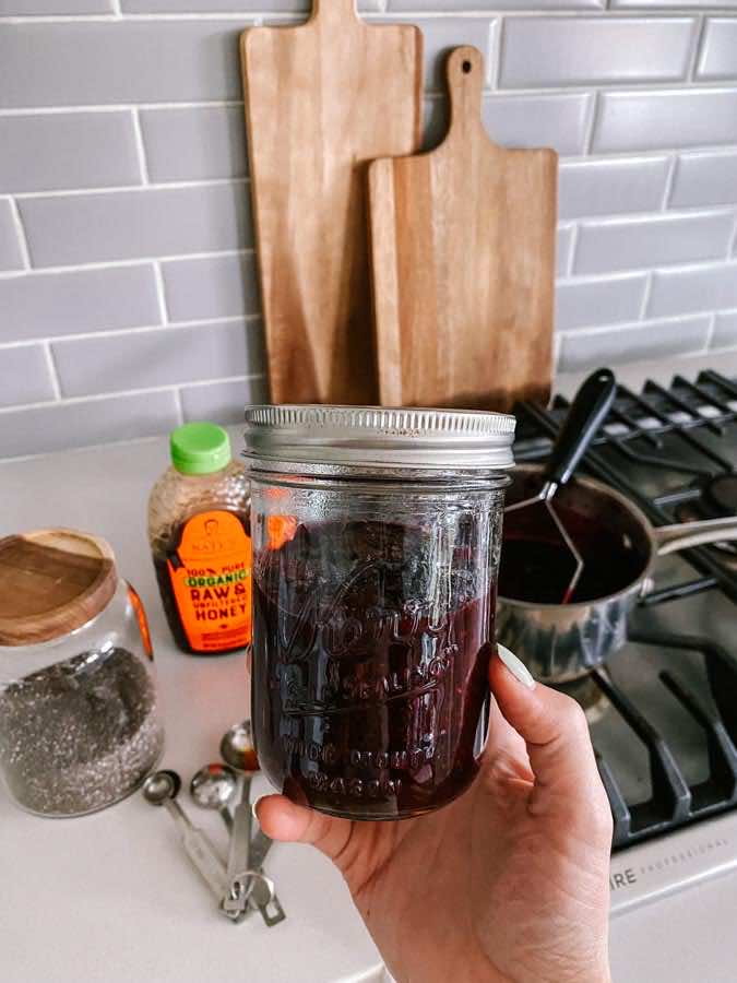 This Triple Berry Jam is my ride-or-die, three ingredient recipe. It’s the perfect addition to toast, pancakes, waffles, muffins, or any charcuterie board!