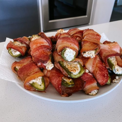 The PERFECT Appetizer – Bacon Wrapped Goat Cheese Poppers