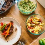 The most refreshing tangy mango avocado salsa.