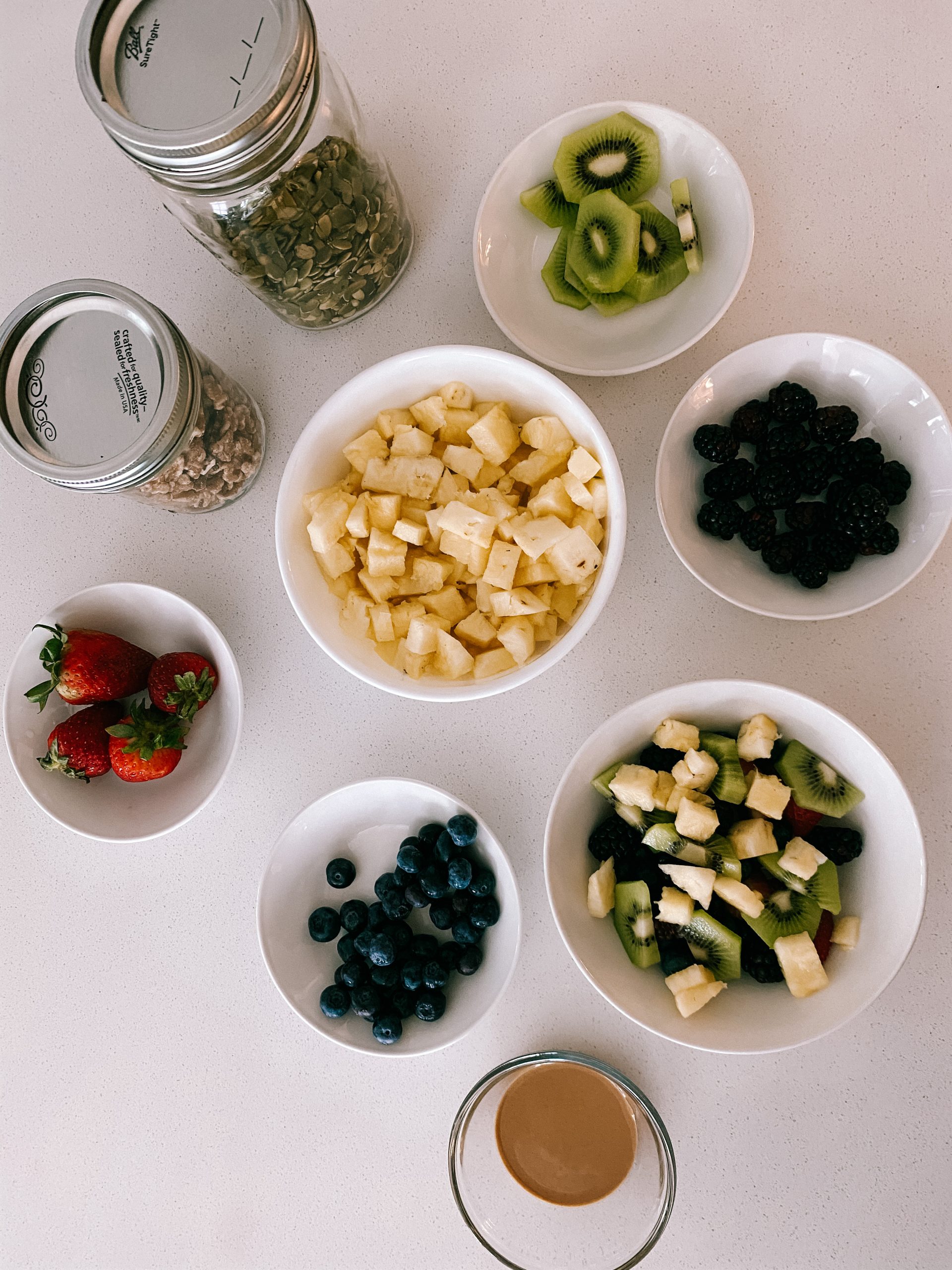 Below are a list of quick and easy snack ideas I reach for when I am needing a little extra something. These snacks are low in added sugar and high in an array of nutrients which will keeping you feeling fuller for longer. 