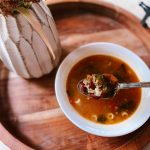 Italian Sausage & Spinach Minestrone Soup