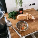 Mom's Famous Homemade Beef Vegetable Soup.