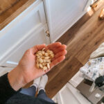 Pumpkin seeds from carved pumpkins.