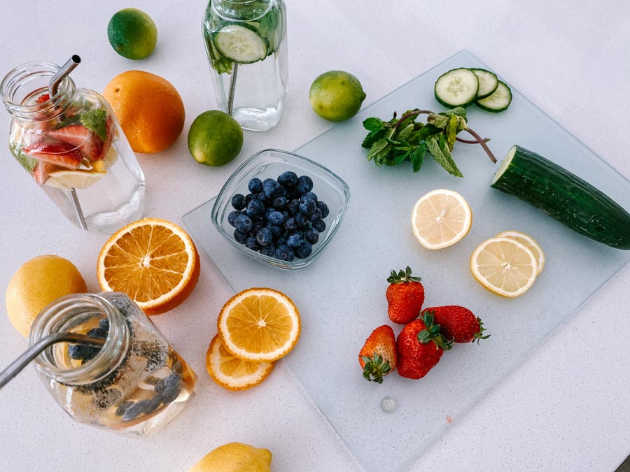 Stay hydrated with these fun, colorful Fruit and Veggie Infused Water recipes! Perfect for when you are craving a healthy, flavorful drink.