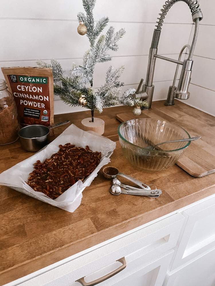 The BEST candied pecans. 