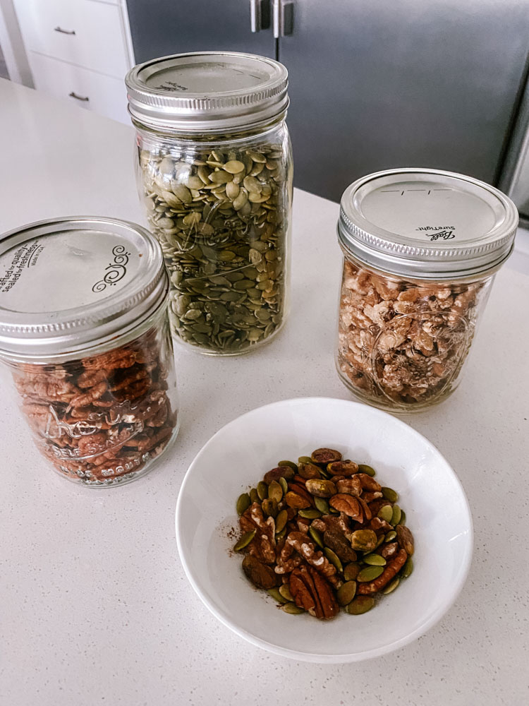 These salty, spicy, and sweet mixed nuts are incredibly easy to prepare. These spiced nuts are lightly seasoned with the perfect combination of cayenne pepper and ceylon cinnamon. 