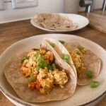 Goat Cheese & Chive Homemade Breakfast Tacos