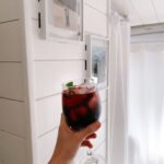 Sweet dreams cherry mocktail to promote a full night of sleep.