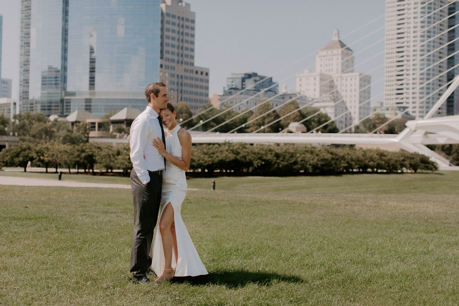 Our wedding reception celebration in Milwaukee.