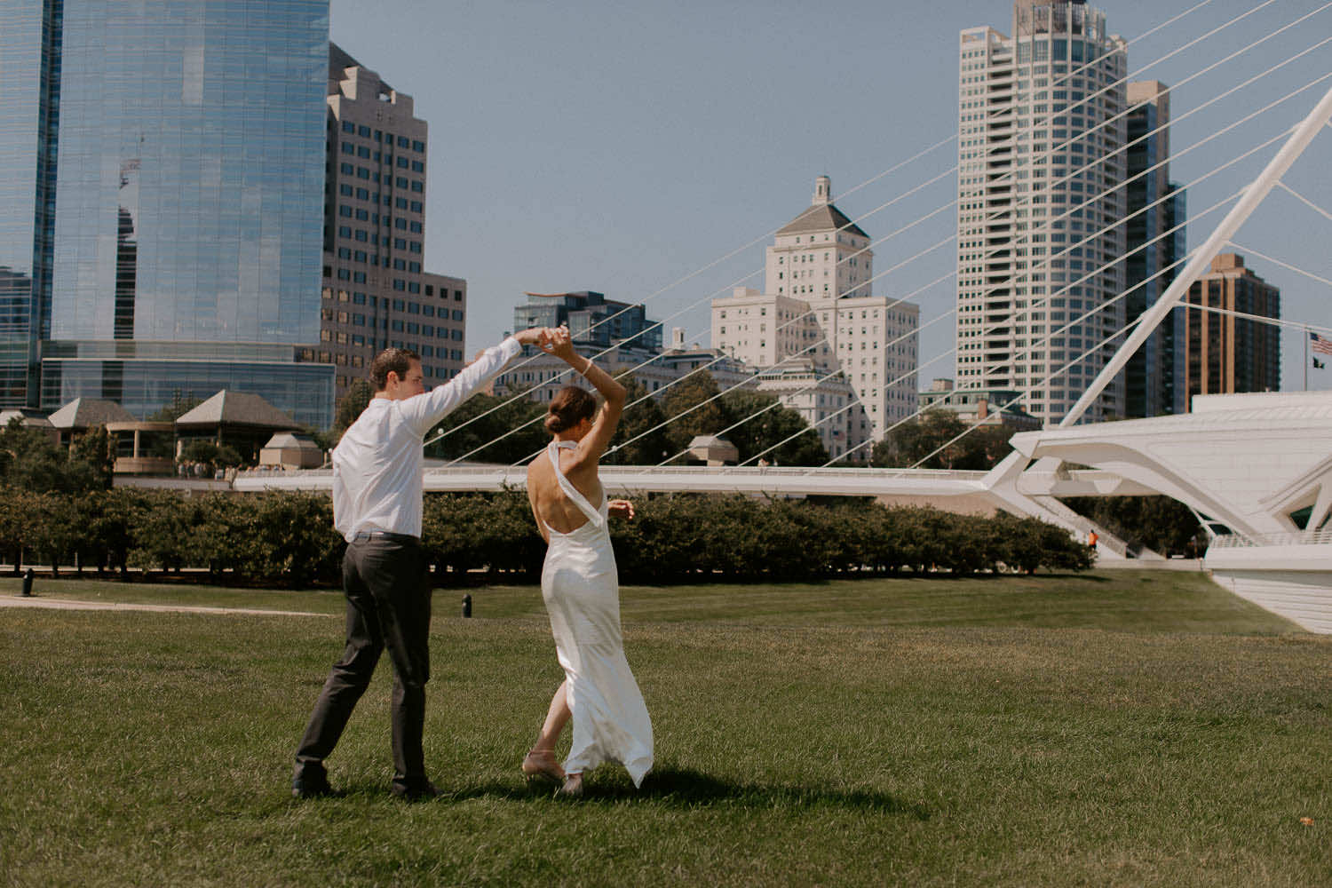 Our wedding reception in Milwaukee, Wisconsin.