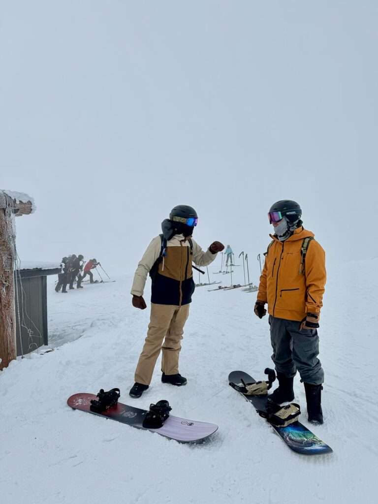 Snowboarding at Jackson Hole WY.